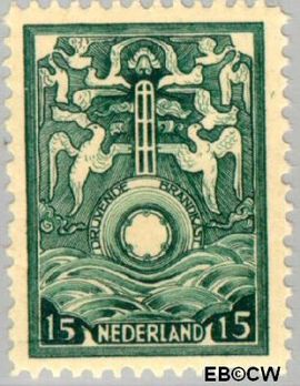 Nederland NL BK1 1921 Vervoer in drijvende brandkast Gebruikt 15
