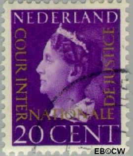Nederland NL D23 1947 Cour Internationale de Justice Gebruikt 20