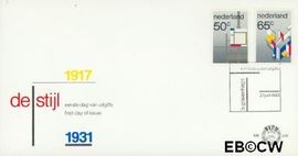 Nederland NL E210 1983 De Stijl FDC zonder adres