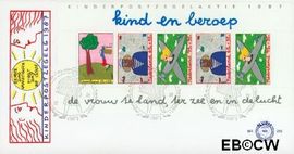 Nederland NL E250a 1987 Beroepen FDC zonder adres