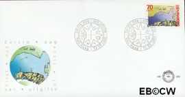 Nederland NL E292 1992 Tasman, Abel FDC zonder adres