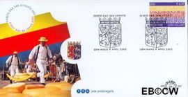 Nederland NL E457 2002 Provincie- zegel Noord-Holland FDC zonder adres