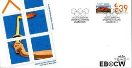 Nederland NL E501 2004 Bedrijfspostzegel met tab FDC zonder adres