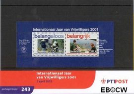 Nederland NL M243 2001 Vrijwilligerswerk Postfris