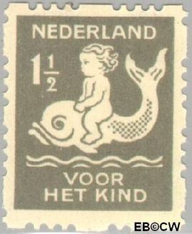 Nederland NL R82 1929 Voor het kind Gebruikt 1½+1½