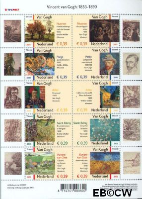 Nederland NL V2142-51 2003 Vincent van Gogh Gebruikt 39