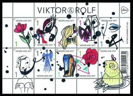 Nederland NL V3566#3575 2017 Viktor en Rolf Postfris