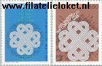 POR 1586#1587 Postfris 1983 Int. Communicatie Jaar