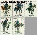 SPA 2316#2320 Postfris 1977 Militaire uniformen