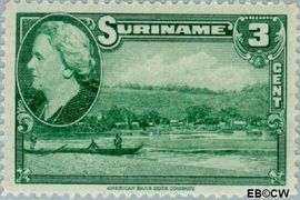 Suriname SU 224 1945 Wilhelmina en landschappen Gebruikt 3