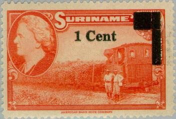 Suriname SU 284# 1950 Hulpuitgifte Postfris