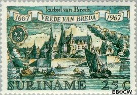 Suriname SU 483 1967 Vrede van Breda Gebruikt 25