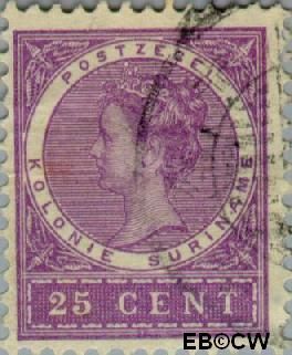 Suriname SU 53 1904 Medaillon Gebruikt 25