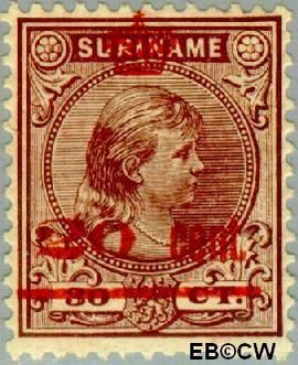 Suriname SU 63 1911 Hulpuitgifte Gebruikt 20 op 30