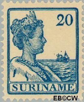 Suriname SU 93 1915 Scheepjes-type Gebruikt 20