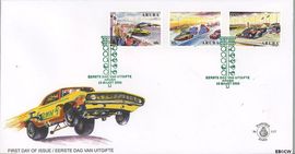 Aruba AR E117 2005 Autoracen FDC zonder adres