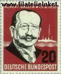 Bundesrepublik BRD 266#  1957 Ballin, Albert  Postfris