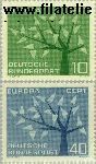 Bundesrepublik BRD 383#384  1962 C.E.P.T.- Boom  Postfris