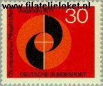 Bundesrepublik BRD 679  1971 Oekoemenische pinksterbijeenkomst  Postfris