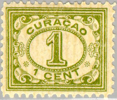Curaçao CU -45 1915 Type 'Vürtheim' 1 Gebruikt