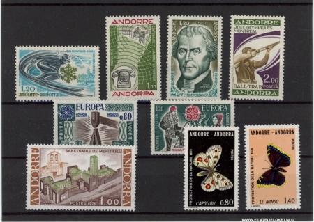 Frans Andorra ANF1976 Complete jaargang Frans Andorra 1976 Postfris
