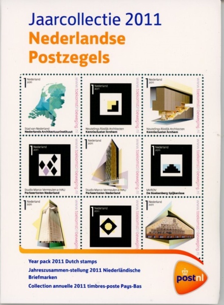 Nederland JCS2011 2011 Jaarcollectie PostNL Postfris