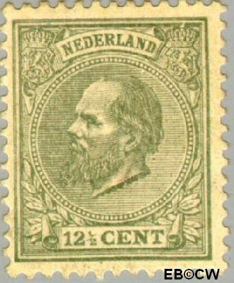 Nederland NL 0022 1875 Koning Willem III- 5e emissie Gebruikt 12½