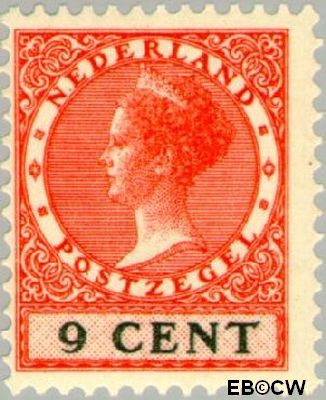 Nederland NL 0152 1926 Koningin Wilhelmina- Type 'Veth' Gebruikt 9