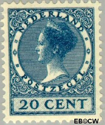 Nederland NL 0156 1925 Koningin Wilhelmina- Type 'Veth' Ongebruikt 20