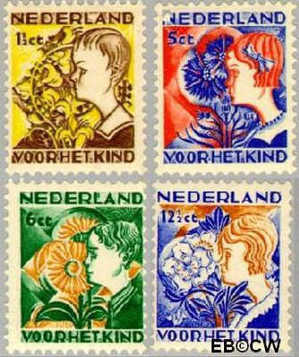 Nederland NL 0248#251 1932 Kinderen en bloemen Ongebruikt