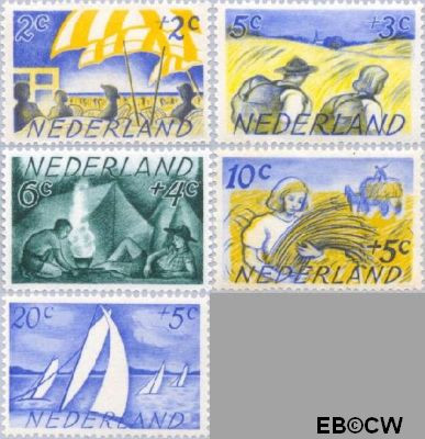 Nederland NL 0513#517 1949 Zomermotieven Postfris