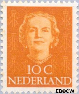 Nederland NL 0520 1949 Koningin Juliana- Type 'En Face' Ongebruikt 10