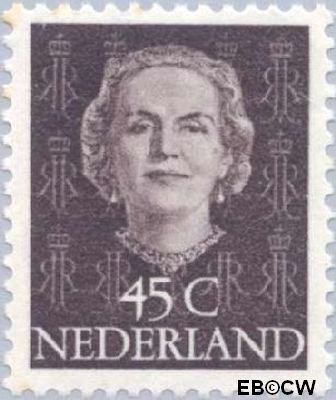 Nederland NL 0530 1950 Koningin Juliana- Type 'En Face' Ongebruikt 45