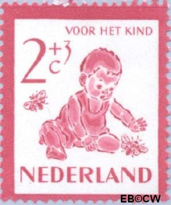 Nederland NL 0563 1950 Kind en dieren Ongebruikt 2+3