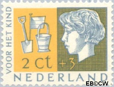 Nederland NL 0612 1953 Kinderhoofden Gebruikt 2+3