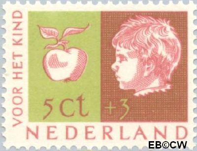 Nederland NL 0613 1953 Kinderhoofden Ongebruikt 5+3