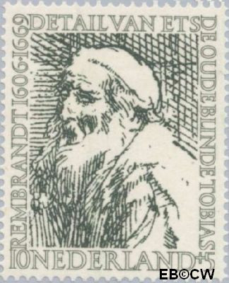 Nederland NL 0674 1956 Rembrandt Ongebruikt 10+5