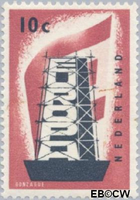 Nederland NL 0681 1956 Europa in de stijgers Gebruikt 10