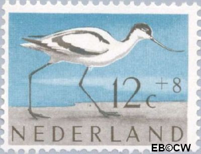Nederland NL 0755 1961 Vogels Postfris 12+8