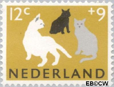 Nederland NL 0814 1964 Dieren Gebruikt 12+9