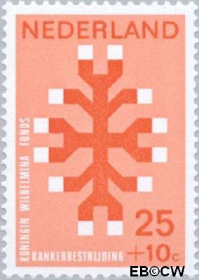 Nederland NL 0928 1969 Kankerbestrijding Gebruikt 25+10