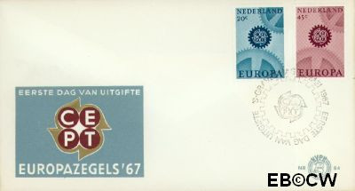 Nederland NL 0E84 1967 C.E.P.T.- Radarwerk FDC zonder adres