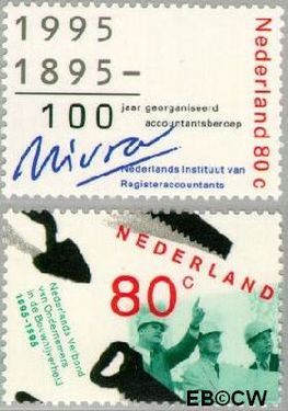 Nederland NL 1637#1638 1995 Jubilea Postfris