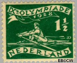 Nederland NL 212 1928 Olympische Spelen- Amsterdam Gebruikt 1½+1