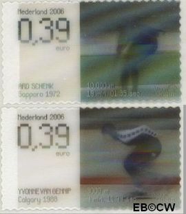 Nederland NL 2415#2416 2006 Olympische winterspelen- Going for gold Postfris