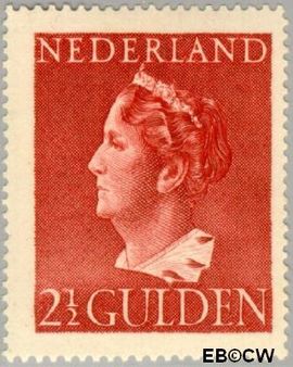 Nederland NL 347 1946 Wilhelmina- Type 'Konijnenburg' Gebruikt 250