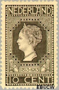 Nederland NL 93 1913 Onafhankelijkheid Gebruikt 10