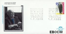 Nederland NL E237 1986 Drees, Dr. W. FDC zonder adres
