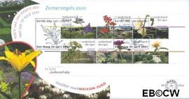Nederland NL E435a 2001 Tuinen in Nederland FDC zonder adres