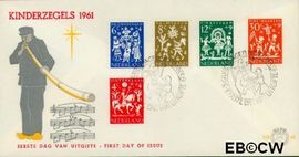 Nederland NL E49 1961 Feesten FDC zonder adres